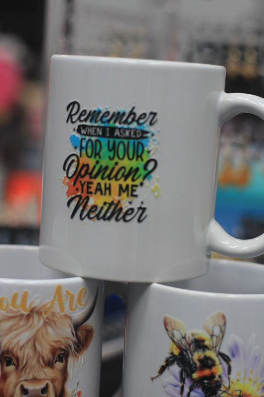 Mug Opinion Text