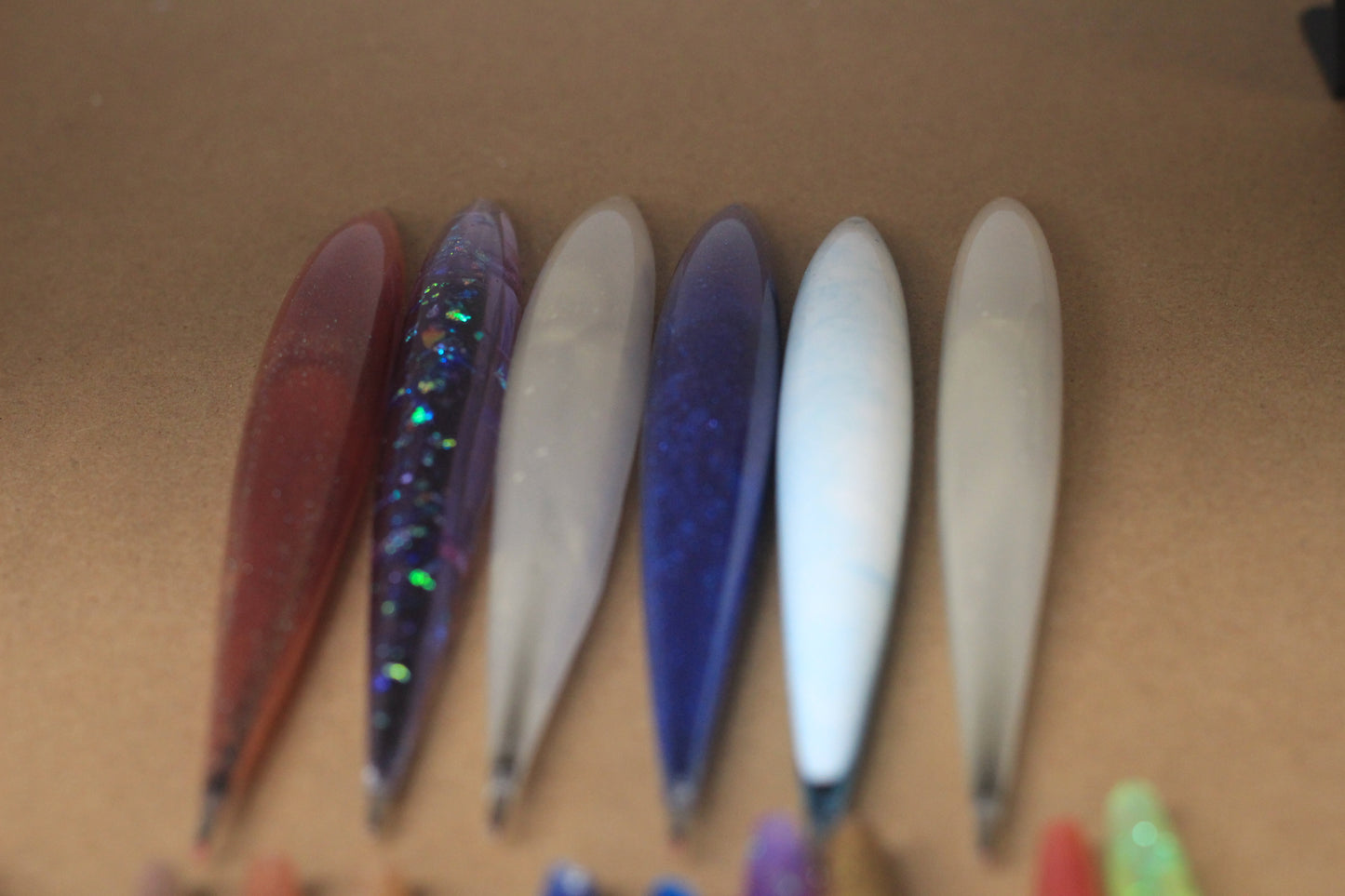 Colourful Resin Pens