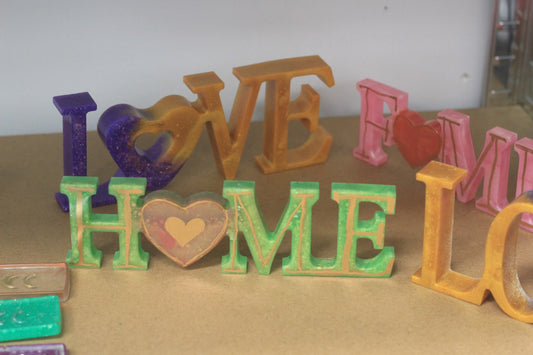 Resin Signs, Family, Home, Love