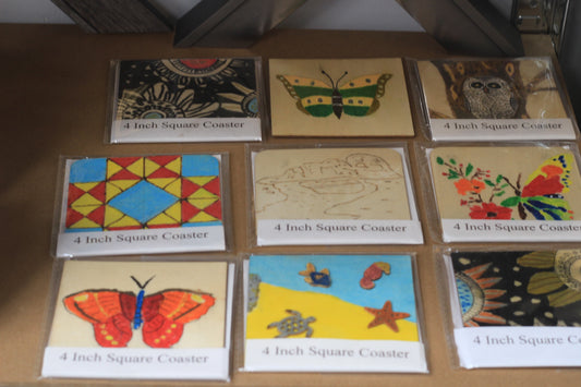 Hand Made Wooden Coaster