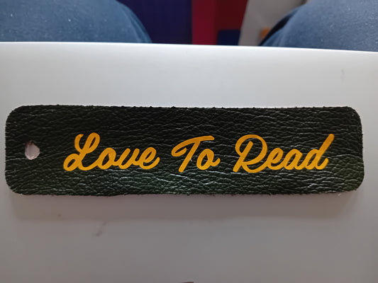 Leather Bookmark