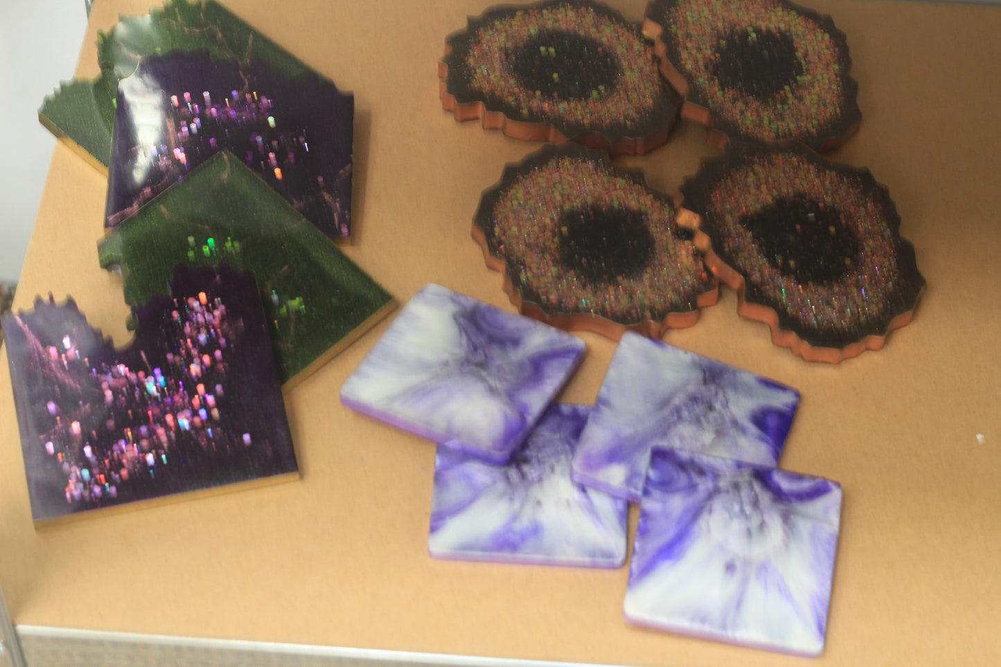 Resin Coaster Sets